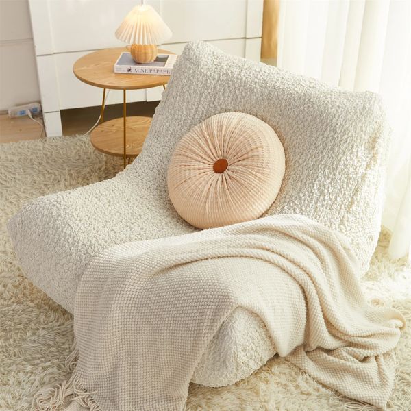 Capa de sofá preguiçoso capa de cadeira de salão preguiçoso capa de sofá de chão tatami capa de cadeira sotaque saco de feijão capa de sofá para salão de beleza escritório 240118