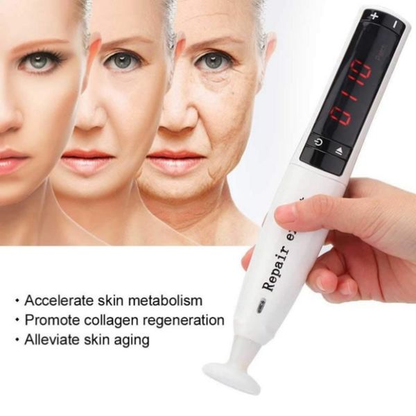 Professioneller Gesichtsschönheitsstift Laser-Hautstraffung Kaltplasma-Ozon-Duschstift Schönheit für Aknebehandlung Tiefenporenreinigung Anti-Aging-Augenlidstraffungsgerät328