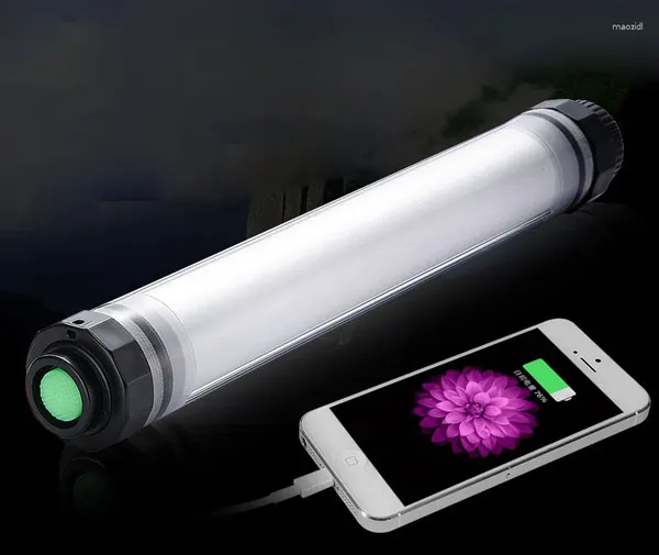 Taschenlampen Taschenlampen Mini LED Tragbare Aufladbare USB Powered Magnet Laterne Zelt Licht Notfall Lampe Wasserdicht Hängen Ourdoor