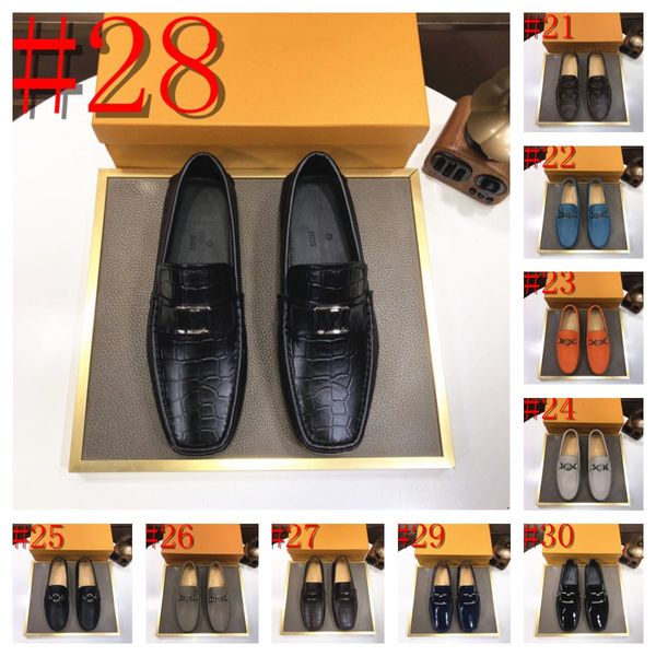 2024 neue Frühling Größe 38 ~ 46 Schuhe Designer Herren Senior Sense 2023 neue Sommer Leder weiche Sohlen Freizeit plus fette weiße Lok Fu Schuhe