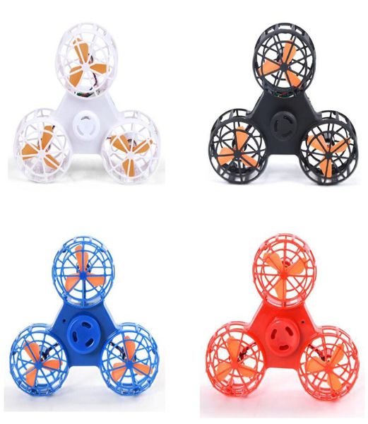 Volare Spinner Giroscopio Regalo antistress per l'autismo Ansia Bambini Piccolo giocattolo Girevole automatico Giroscopio con punta delle dita Ricarica USB8252950