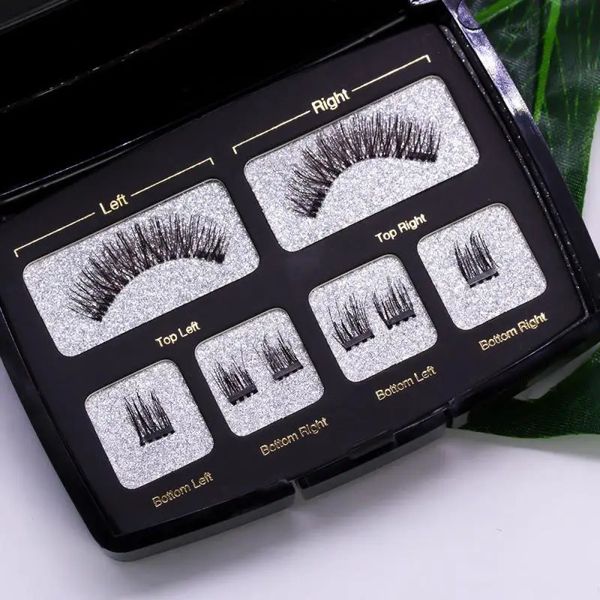 Magnetische Wimpern, langlebig, einfach anzubringen, 3 Magnete, perfektes Geschenk, Make-up-Werkzeug, Kosmetik, perfektes Geschenk für jeden Anlass 240119