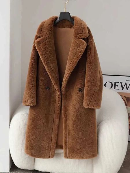 Moncier di alta qualità Cashmere Coat Maxmaras Labbro Coat 101801 Pure Wool M Famiglia 101801 Lana lena italiana Nuova lana di alta fascia di lana di fascia media