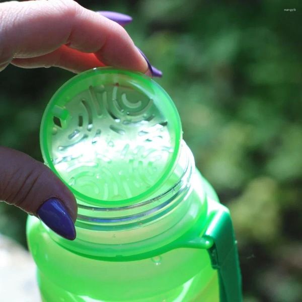 Бутылки для воды ZOUNICH 500/1000 мл градиентная спортивная бутылка с замком портативная герметичная красочная дорожная пластиковая посуда для напитков без BPA