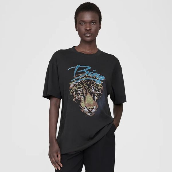 Bings 24SS Walker Printed Tees чистые хлопковые футболки летние мягкие повседневные футболки