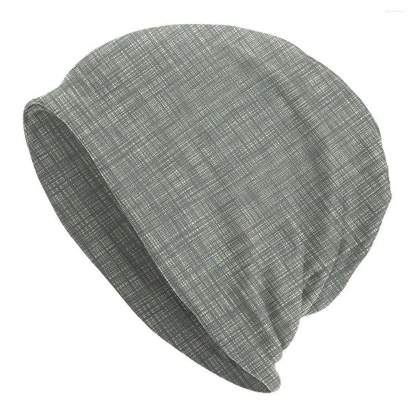 Berets Rabisco Cool Cinza Orla Kiely Imprimir Bonnet Chapéus Chapéu de Malha de Rua para Homens Mulheres Outono Inverno Quente Skullies Beanies Caps