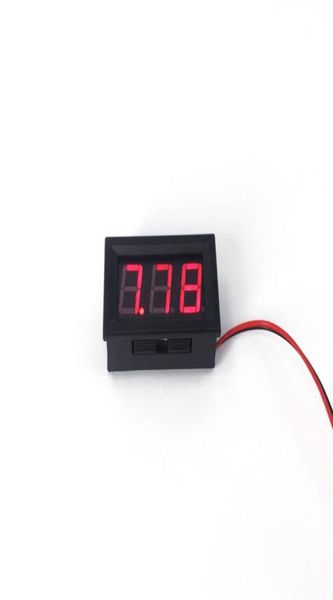 056 Polegada DIY Mini Voltímetro Tester Bateria de Teste de Tensão Digital DC 4530V Vermelho Verde Azul para Auto Car LED Display Gauge Car Acce7798692