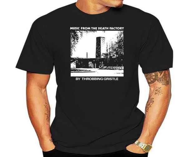 Men039s T-shirts Gedruckt Männer T Shirt Baumwolle ONeck T-shirts Throbbing Gristle Death Factory Kurzarm Frauen TShirt2036887