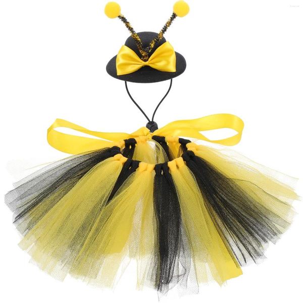 Abbigliamento per cani 1 set di outfit da cucciolo creativo adorabile abbigliamento da pet costume ape e kit di cappelli