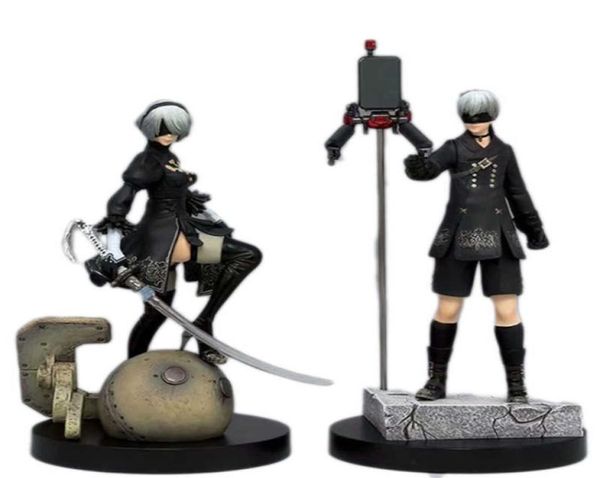 Anime Action Figrue 15 cm Nier Automata Figura PVC 9S 2B Figure Giocattoli YoRHa No 2 Tipo B Modello da collezione Regalo per ragazzo Q07224654685