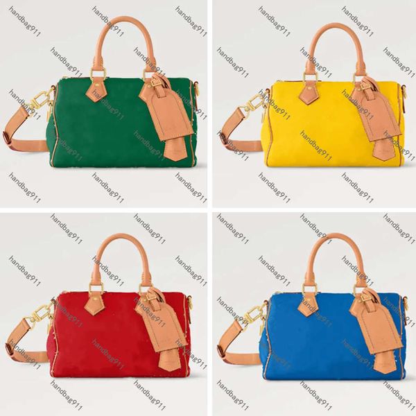 Designer Bag Mulheres Bolsa Moda Tote Bag M24423 Verde Macio Bezerro Couro De Couro Guarnição Nome Tag Chave Bell Bolsa Removível Em Couro Exclusivo Placa M24424