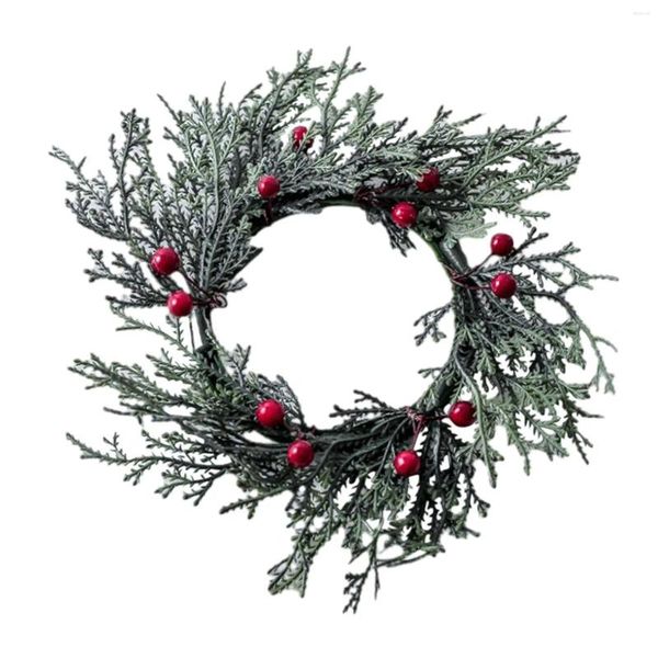 Dekorativer Blumen-Weihnachtskerzenring/Girlandenornament/8