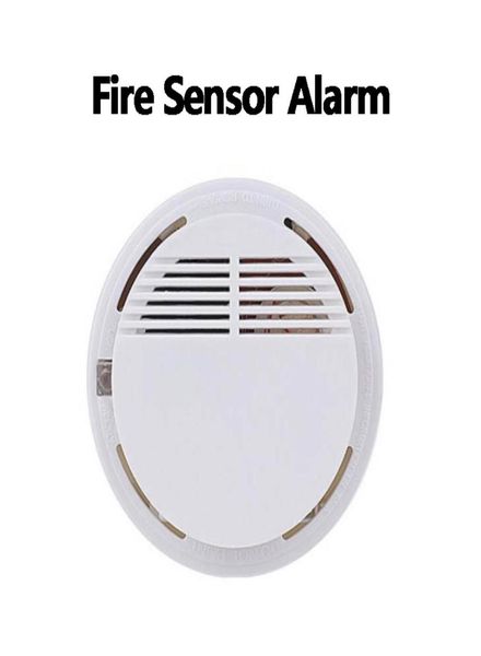 Detector de fumaça Sistema de alarmes Sensor Alarme de incêndio Detectores sem fio separados Segurança doméstica Alta sensibilidade LED estável 85DB 9V Batte6820304