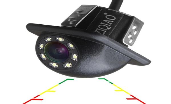 Câmera de visão traseira do carro ZIQIAO Câmera de estacionamento de backup universal 8 LED Night Vision6106640