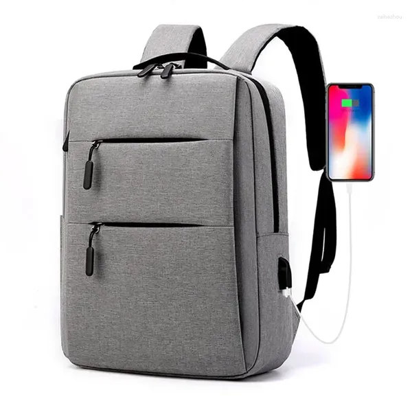 Mochila 2024 homens multifuncionais sacos impermeáveis para saco de escola laptop usb carregamento bagpack nylon mochila casual