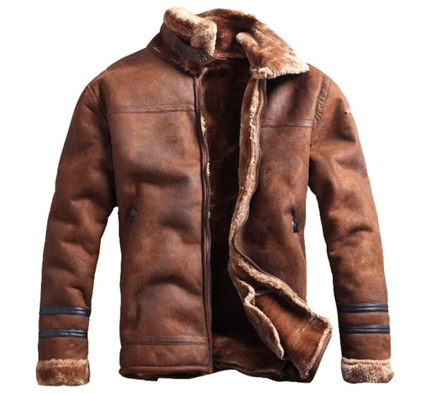 2019 stile russo inverno uomo pelliccia ecopelle giacca moda casual streetwear uomo ecopelliccia giacche in pelle soprabito velluto4691372