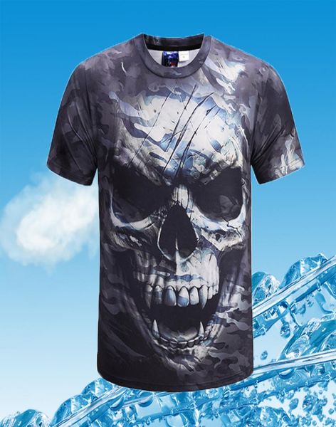 Tshirts satmak yeni tişörtler kafatası moda adam en iyi gömlek tees üstleri erkek erkek gömlekleri t 3d baskı kafatası camo t gömlek4394192