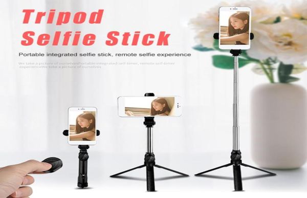 Bluetooth Selfie Stick Mini treppiede Selfie Stick allungabile palmare Autoritratto con otturatore remoto Bluetooth per iPhone 14 13 P7611730