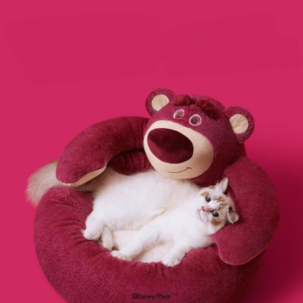 YUEXUAN Designer Lotso Großhandel Katzenbett-Kissen, Haustierhütte, flauschig weicher Plüsch, runde Katzenbetten, Donut-Katzen, Hundeunterlage, selbstwärmend, verbesserter Schlaf, orthopädische Entlastung, Shag