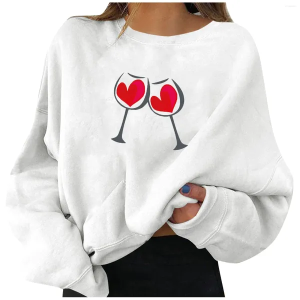 Frauen Hoodies 2024 Herbst Fleece Pullover Tops Für Mädchen Personalisierte Gedruckt Sweatshirts Mode Pullover Lose Frauen Casual Hoodie