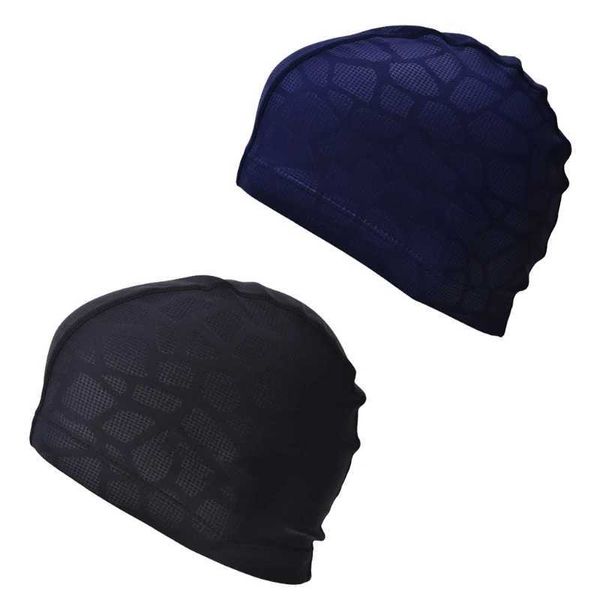 Berretti Cappello unisex-Impermeabile Alta elasticità Doccia Piscina Cappello per bambini adulti F2TC YQ240119