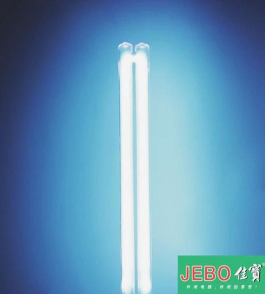 Jebo esterilizador uv substituir tubo de luz 13182436w 2pin g23 base linear duplo tubo uvc germicida luz ultravioleta bulb1935566