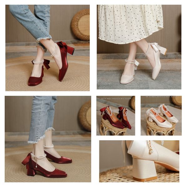 Slingbacks pompalar elbise ayakkabıları kadın katır tasarımcıları pompalar lüks keçi derisi grosgrain kapak topuk pompa topuk kadın loafer tuval tüvit deri