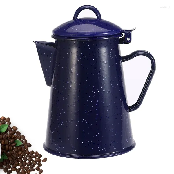 Wasserflaschen 0,8 l/1,2 l/1,8 l/2,4 l Emaille Kaffeekanne Hand Teekessel Induktionsherd Gasherd Universal für Home Kitchen