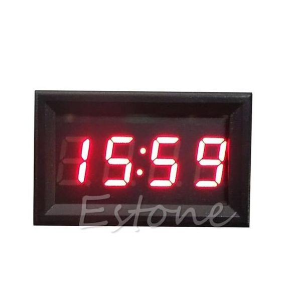 Relógio digital com display LED 12V24V painel carro acessório para motocicleta 1PC6096038