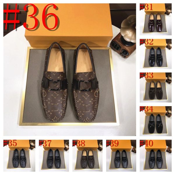 2024 nuovi mocassini in vera pelle da uomo design mocassino moda slip on morbido piatto casual di lusso scarpe da uomo adulto calzature maschili scarpe da barca fatte a mano taglia 38-46