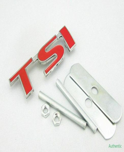 NEUES Frontgrill-Abzeichen-Emblem 3D-TSI-Gril-Abzeichen Metallauto-Tuning Auto6156517