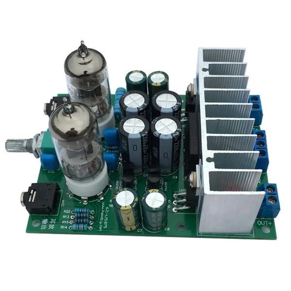 Amplificatore HIFI 6J1 Amplificatore valvolare Amplificatori per cuffie LM1875T Scheda amplificatore di potenza 30W Preamplificatore Bile Buffer Kit fai da te