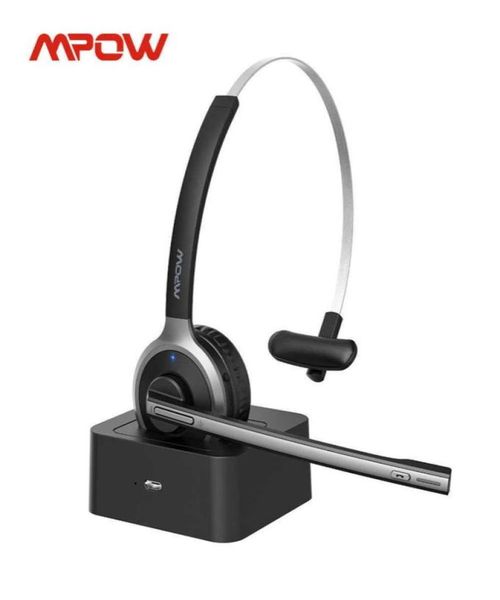 Наушники M5 Pro Bluetooth 50 с зарядной базой для микрофона, беспроводная гарнитура для ПК, ноутбука, колл-центра, офиса, 18 часов, время разговора11151845084032