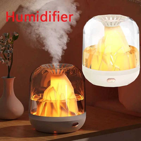 Humidifiers New 900ML Air Humidifier Portable Humidifier Aroma Essential Oil Diffuser Ultrasonic Aromatherapy Humidifiers Desktop Atomizer YQ240122