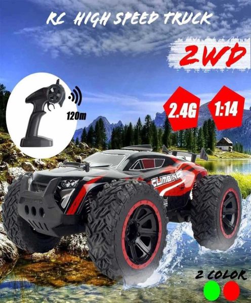 114 70Kmh 2WD RC Controle Remoto Off Road Racing Car Vehicle 24Ghz Crawlers Electric Monster RC Car Y20041316896069640723