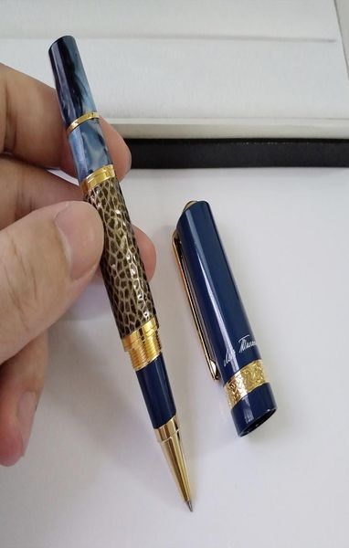 Luxurs Limited Leo Tolstoy Writer Edition Assinatura Caneta esferográfica Roller Ball Pen Escritório Papelaria Fine Refill Canetas Gift3151429