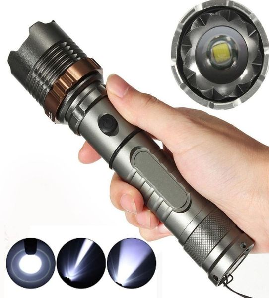 NEW 2000 lumens LED Zoomable Zoom Flashlight Torch ACCar Charger 4699454