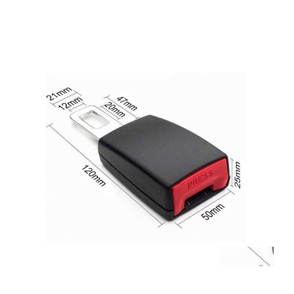 Ferramentas de limpeza de carro 1 pc cinto de segurança extensor assento er estofamento extensão fivela plug cinto de segurança clipe acessórios drop delivery mobiles mo dh3sd