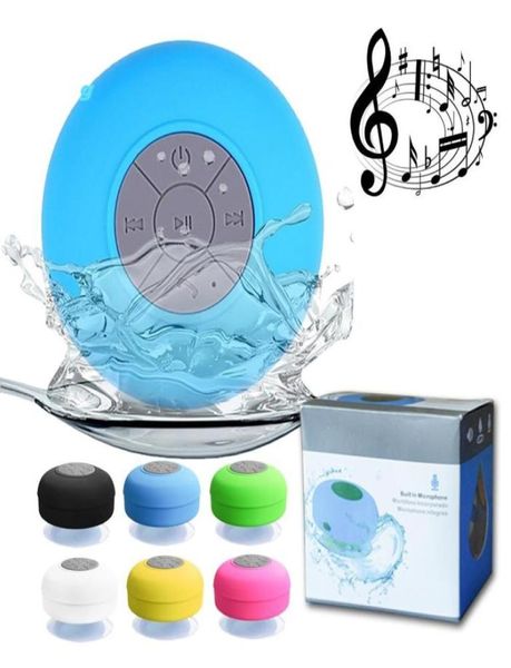 Mini Tragbarer Subwoofer Dusche Wasserdichter Lautsprecher Drahtlose Bluetooth Autohände Empfangen Anruf Musik Saugmikrofon Für iPhone Samsu7785318