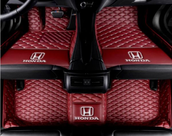 Для Honda Civic 4 двери 20052020 Роскошный индивидуальный водонепроницаемый автомобильный коврик Водонепроницаемые нескользящие ковры напольный коврик Нетоксичный и inodoro7368686