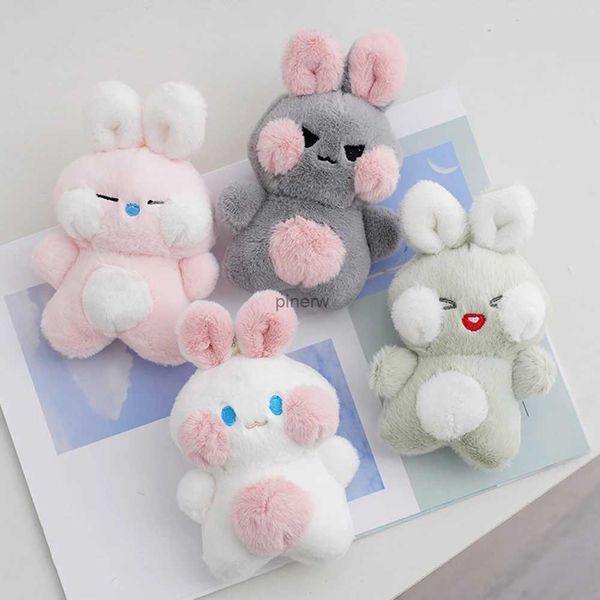 Bonecas de pelúcia coelho bonito brinquedos de pelúcia coelho brinquedos de pelúcia saco pingente crianças meninas brinquedo presentes de aniversário mini animal boneca de pelúcia chaveiro chaveiro