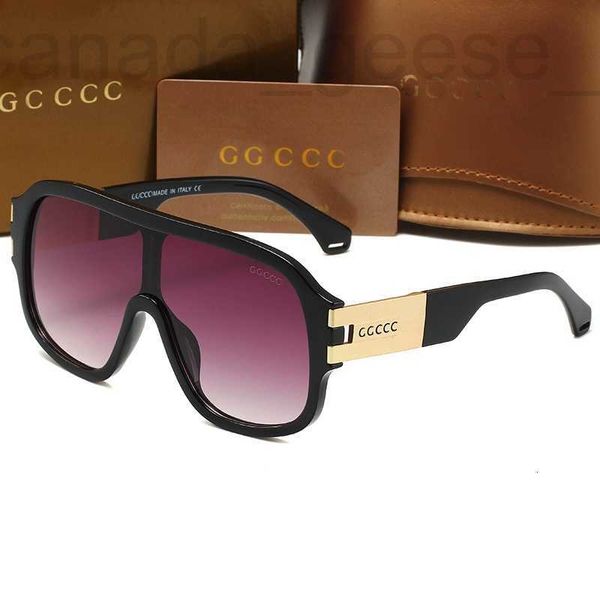 2024 Designer de luxo marca moda redonda GGities óculos de sol preto quadro de metal escuro 50mm lentes de vidro para mulheres dos homens com caixa 1409 HM9Z