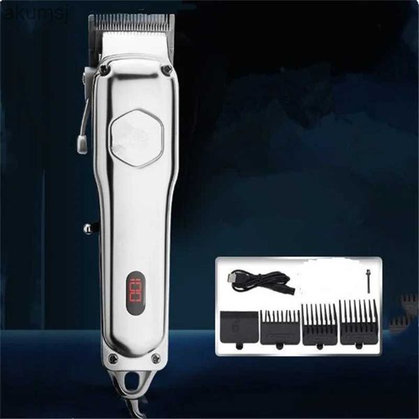Haarschneidemaschinen 0,1 mm Präzisions-Elektrofriseur Professionelle Frisur Fading Clipper Schnellladegerät Schnurlose Haarschnittmaschine Rasieren YQ240122