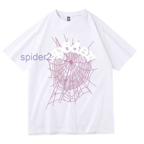 Designer Uomo t Shirt Schiuma Stampa Ragnatela Modello Donna Tshirt Basket Lettera Casual Arrampicata Studenti di mezzo Montagna Traspirante Primavera Estate EQN5