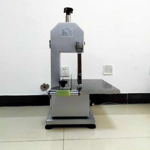 Elektrikli Ticari Bant Testere Dondurulmuş Balık Et Kesme Makinesi Mutfak Ekipmanı Kemik Testere Taşınabilir Et Testere Makinesi 220V 110V