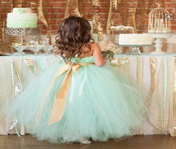 Tutu tulle pizzo bambini matrimonio formale abito preganent abiti da festa gonne economiche abiti da ragazza di fiori 2531484