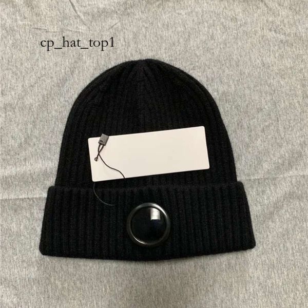 Cappello Cp Designer Due lenti Occhiali Occhiali Berretti Uomo Cp Cappelli lavorati a maglia Cappellini con teschio Outdoor Donna Cp Comapny Cappello Inevitabile Beanie Nero Grigio Bonnet 1418