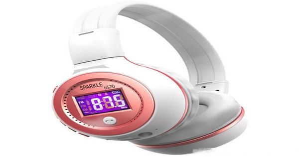 B570 Cuffie stereo Bluetooth HiFi Cuffie wireless con microfono Radio FM Micro SD Card Play2212411