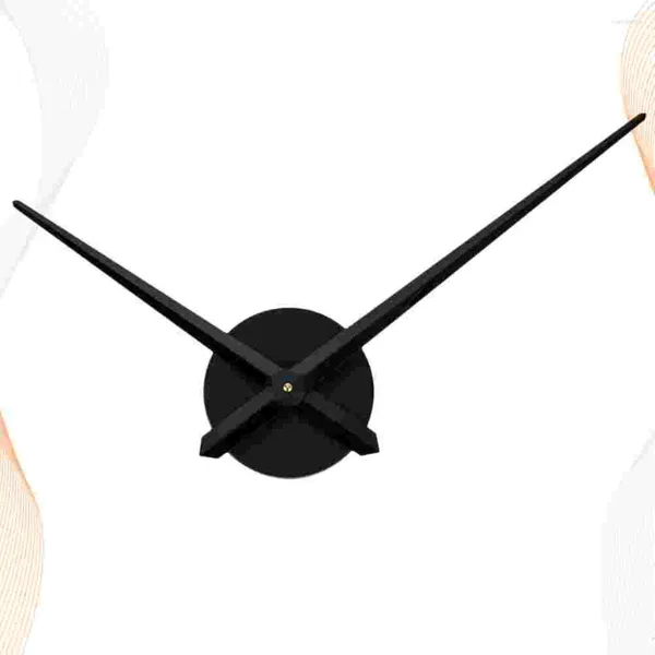 Настенные часы DIY большие часы для вышивки крестиком стрелки иглы 3D домашний декор кварцевый механизм аксессуары (черный без