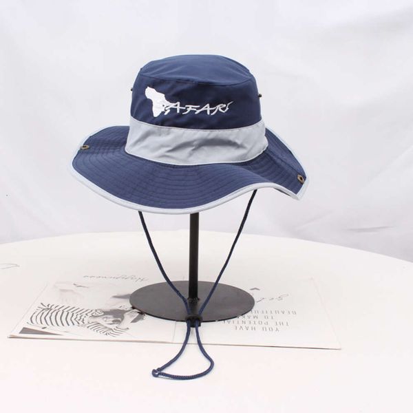 Boné de pesca masculino grande para pescador, chapéu de sol de cowboy ocidental para montanhismo, chapéu feminino de viagem